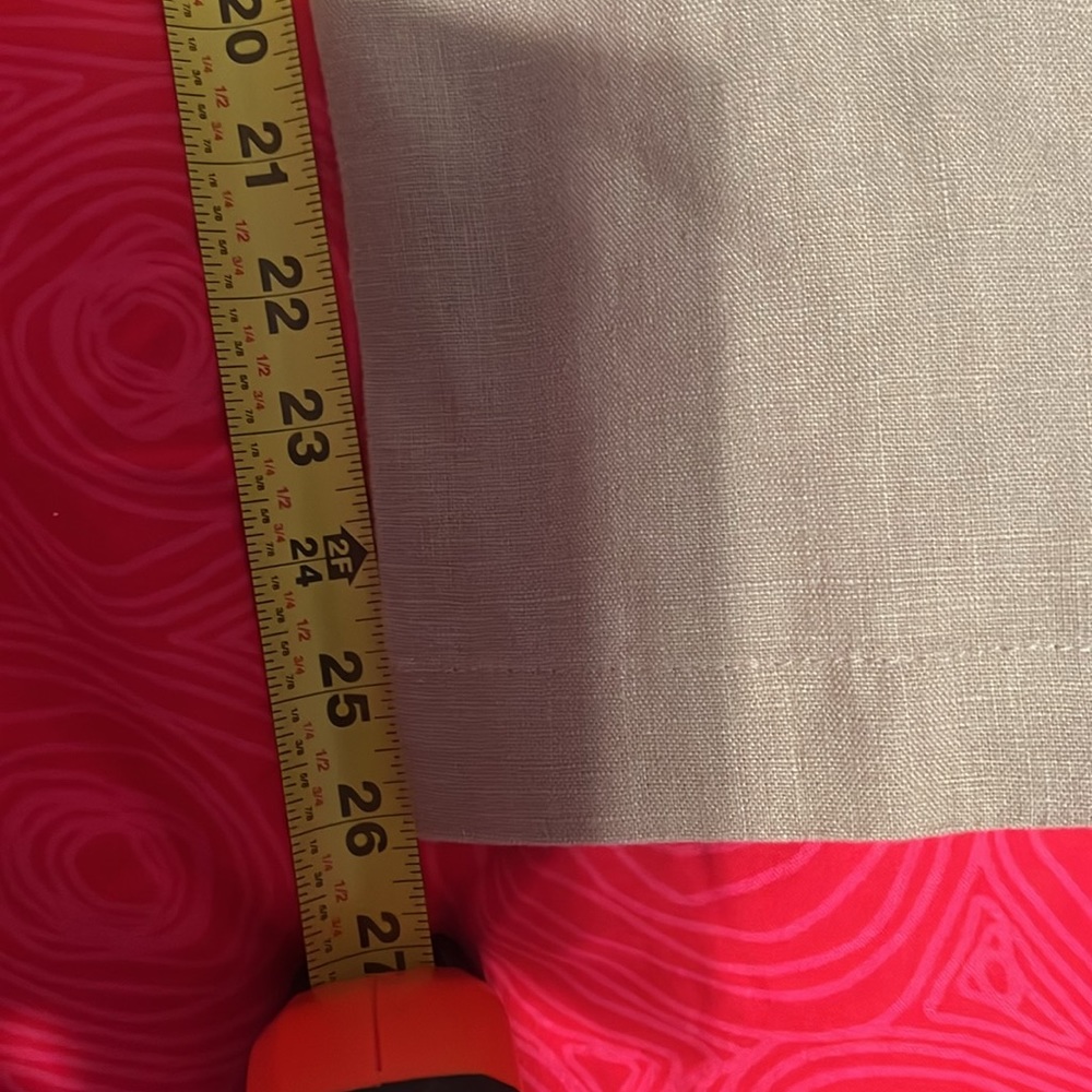 Linen light color wide leg pants - Picture 12 of 12